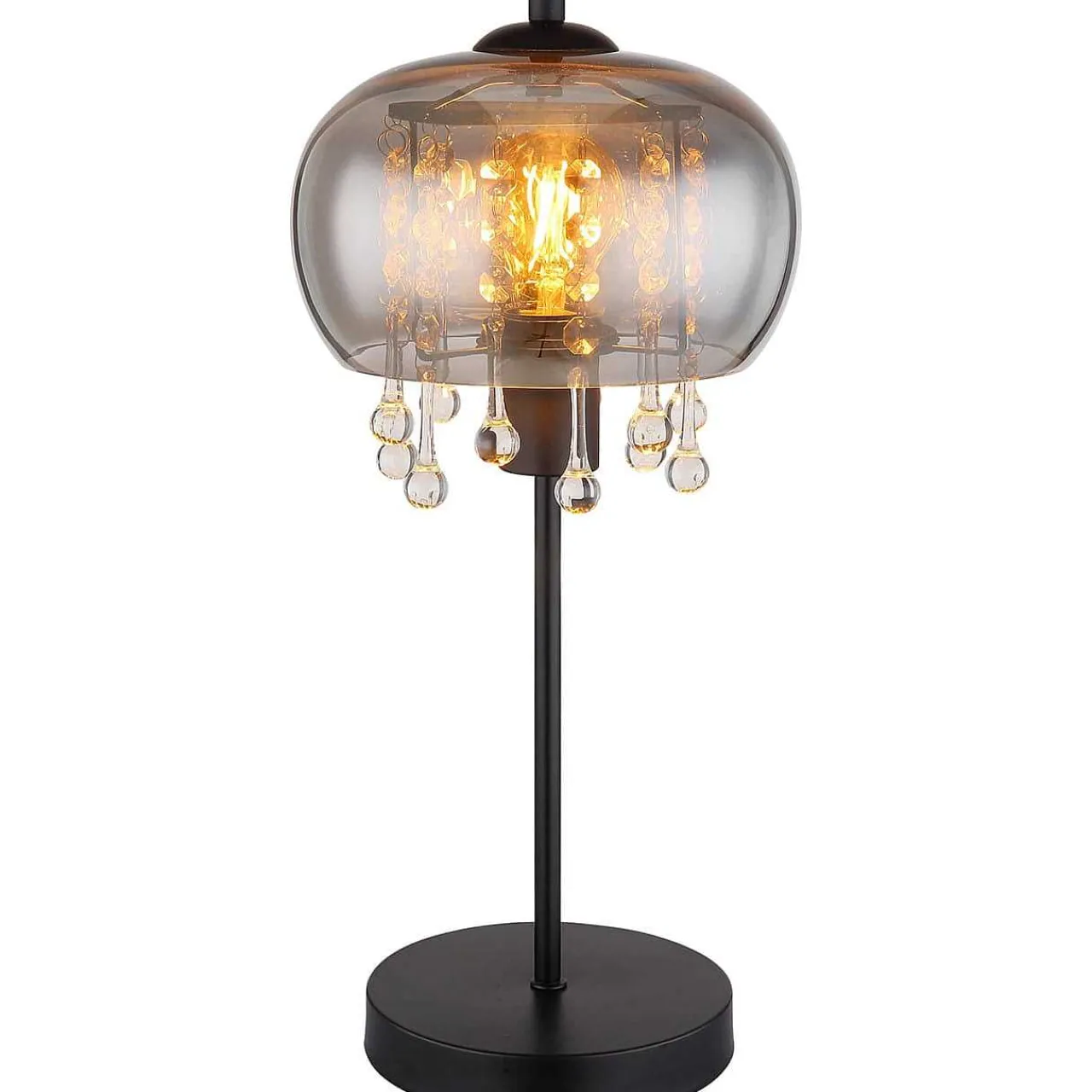 mutoni light Tischleuchte Corry Metall Schwarz Matt 1Xe27 Led> Led-Tischleuchten