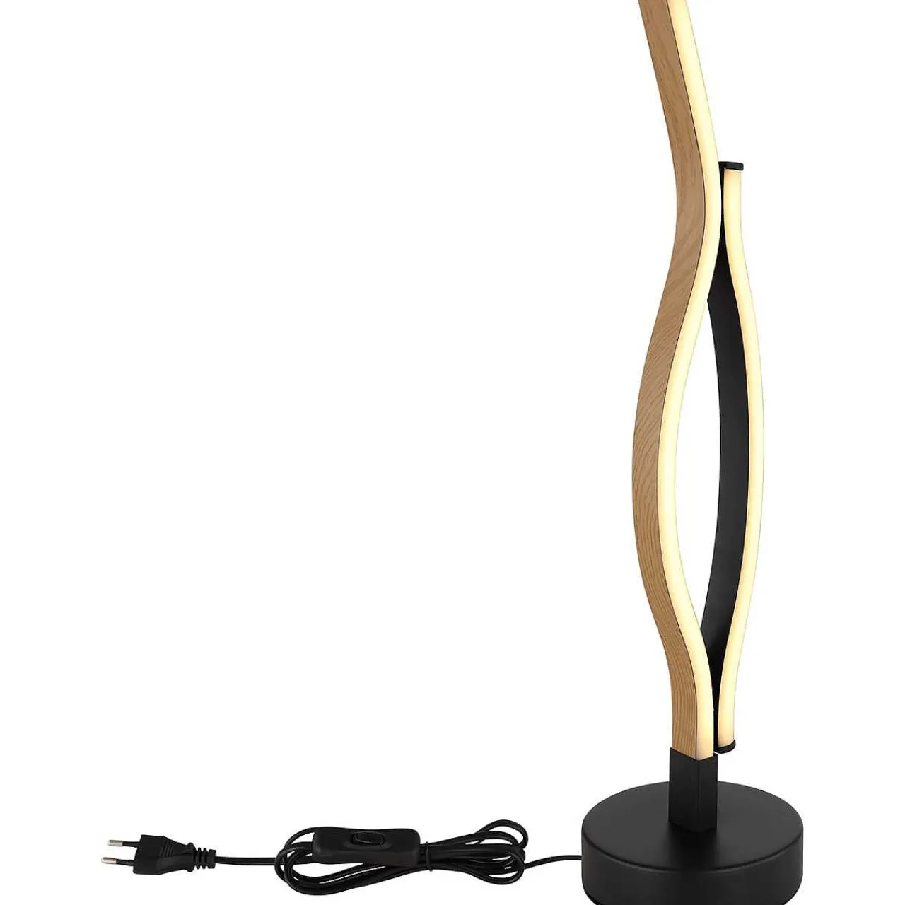 mutoni light Tischleuchte Geronimo Metall Schwarz Matt Led> Led-Tischleuchten
