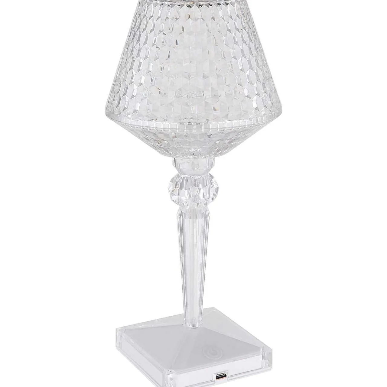mutoni light Tischleuchte Gixi Klar Kristall Effekt Led> Led-Tischleuchten