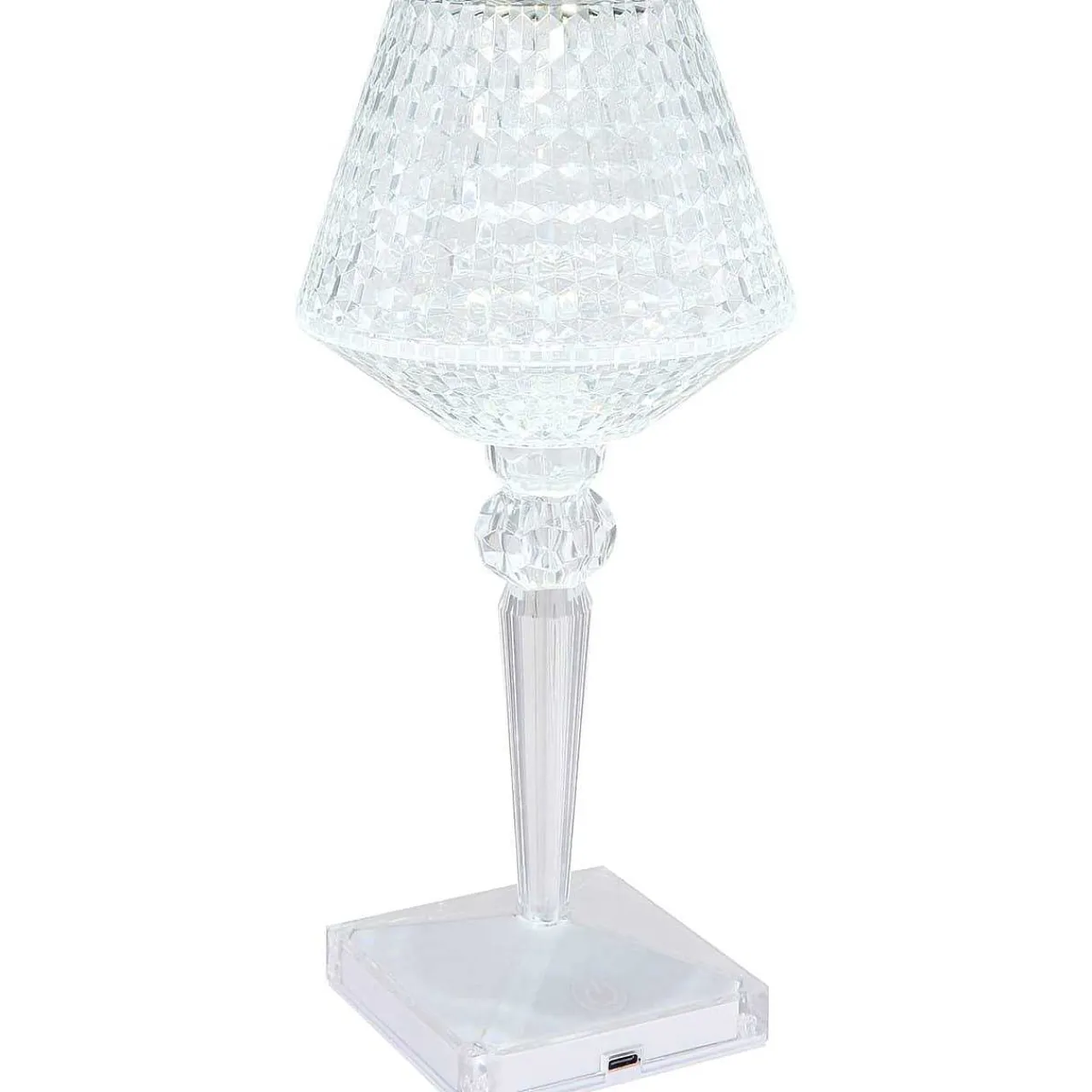 mutoni light Tischleuchte Gixi Klar Kristall Effekt Led> Led-Tischleuchten