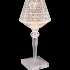 mutoni light Tischleuchte Gixi Klar Kristall Effekt Led><noscript><img width=