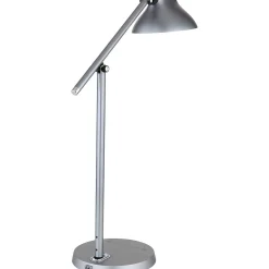 mutoni light Tischleuchte Halvar Aluminium Grau Matt Led> Led-Tischleuchten