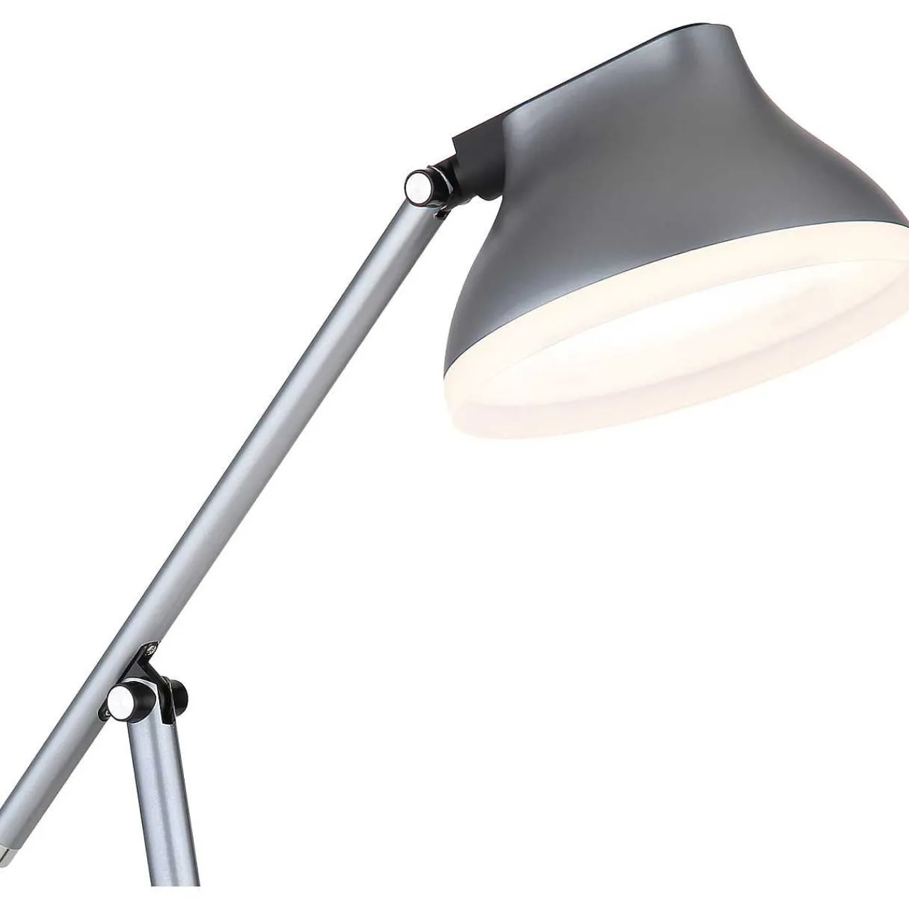 mutoni light Tischleuchte Halvar Aluminium Grau Matt Led> Led-Tischleuchten
