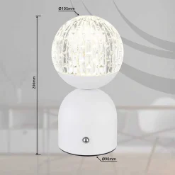 mutoni light Tischleuchte Julsy Metall Weiss Matt Led><noscript><img width=