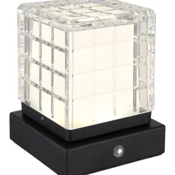 mutoni light Tischleuchte Lunki Metall Schwarz Matt Led 10><noscript><img width=