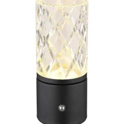 mutoni light Tischleuchte Lunki Metall Schwarz Matt Led 19><noscript><img width=