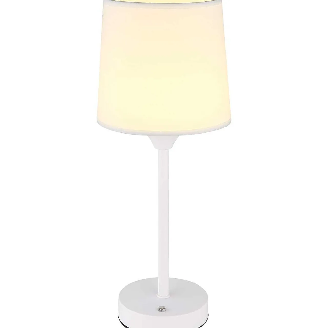 mutoni light Tischleuchte Lunki Metall Weiss Matt Led> Led-Tischleuchten