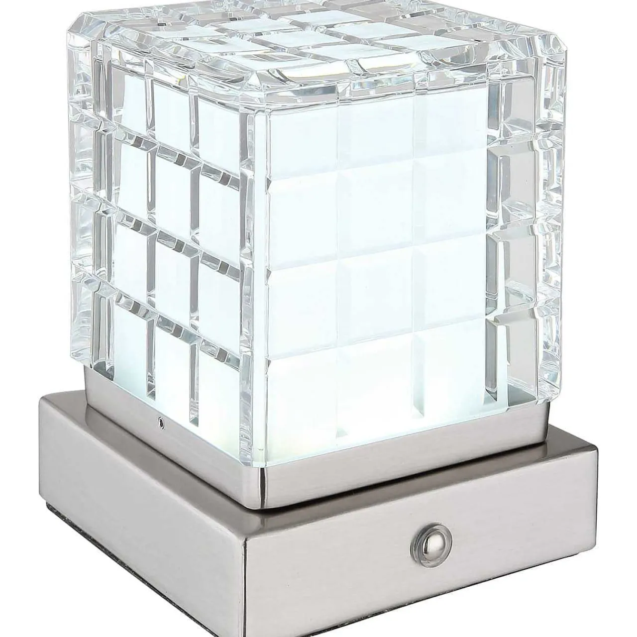 mutoni light Tischleuchte Lunki Metall Silber Matt Led 10> Led-Tischleuchten