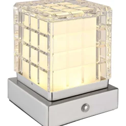 mutoni light Tischleuchte Lunki Metall Silber Matt Led 10> Led-Tischleuchten