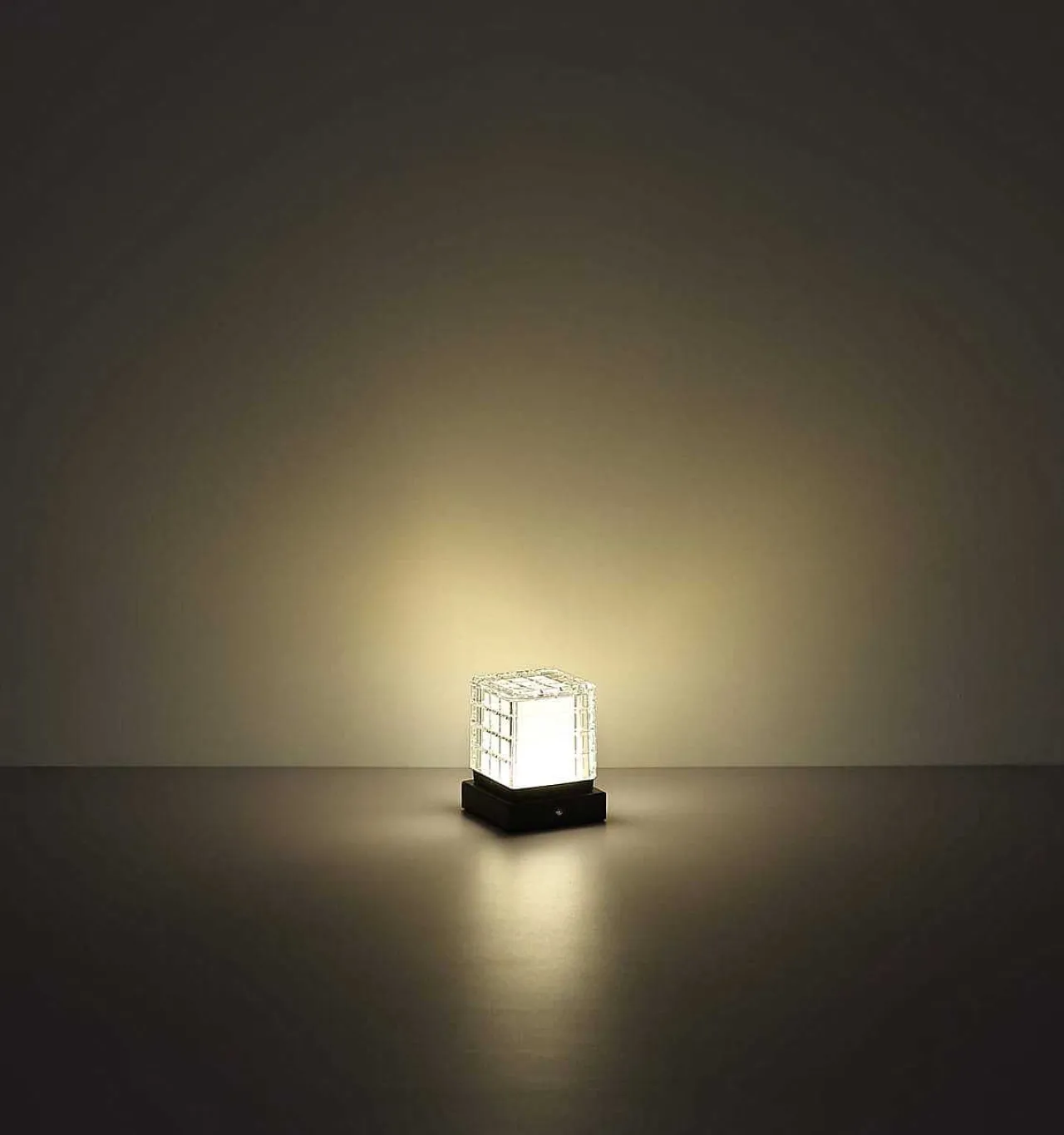 mutoni light Tischleuchte Lunki Metall Silber Matt Led 10> Led-Tischleuchten