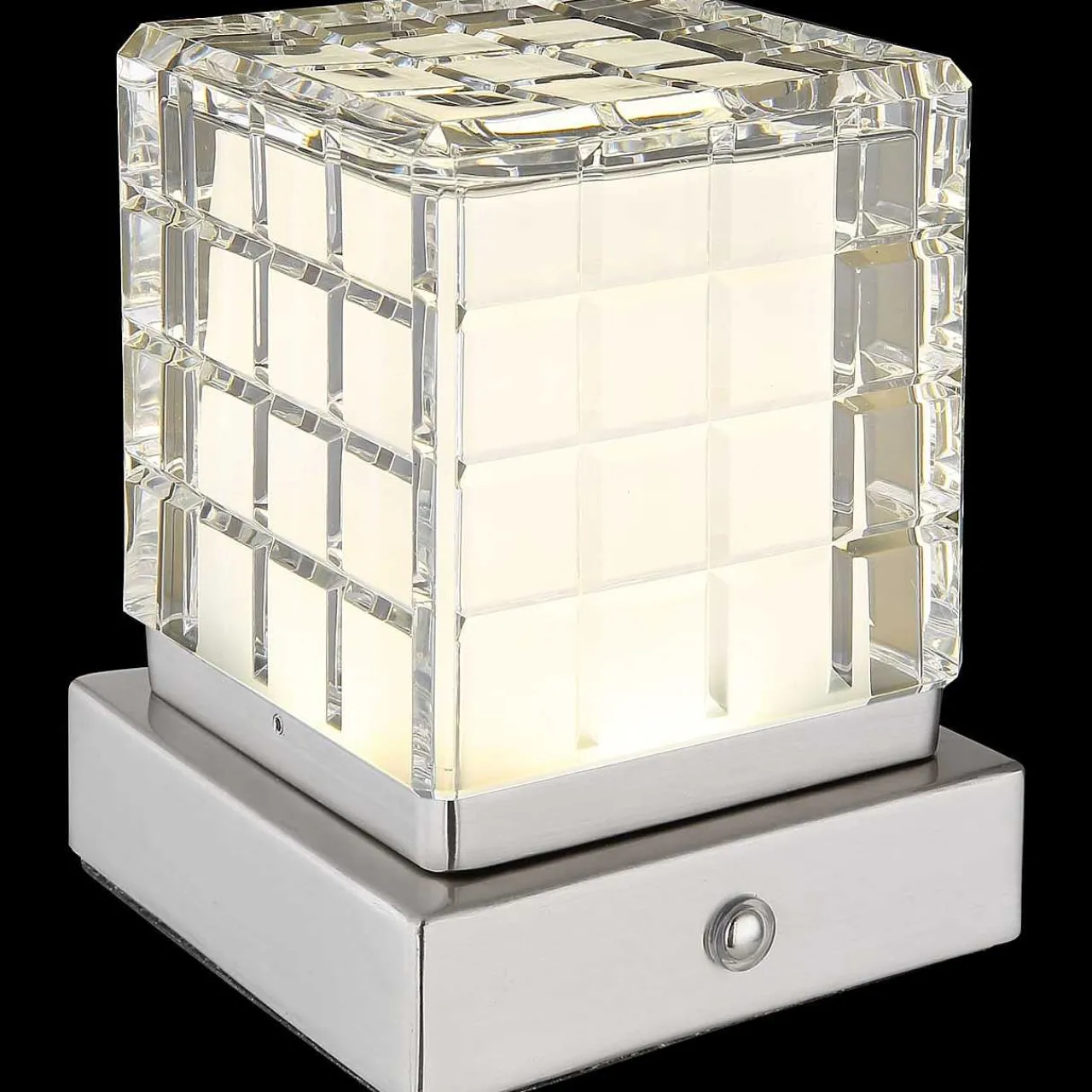 mutoni light Tischleuchte Lunki Metall Silber Matt Led 10> Led-Tischleuchten