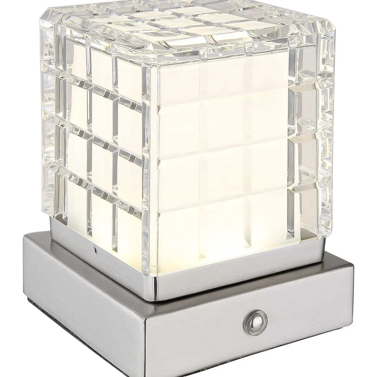 mutoni light Tischleuchte Lunki Metall Silber Matt Led 10> Led-Tischleuchten