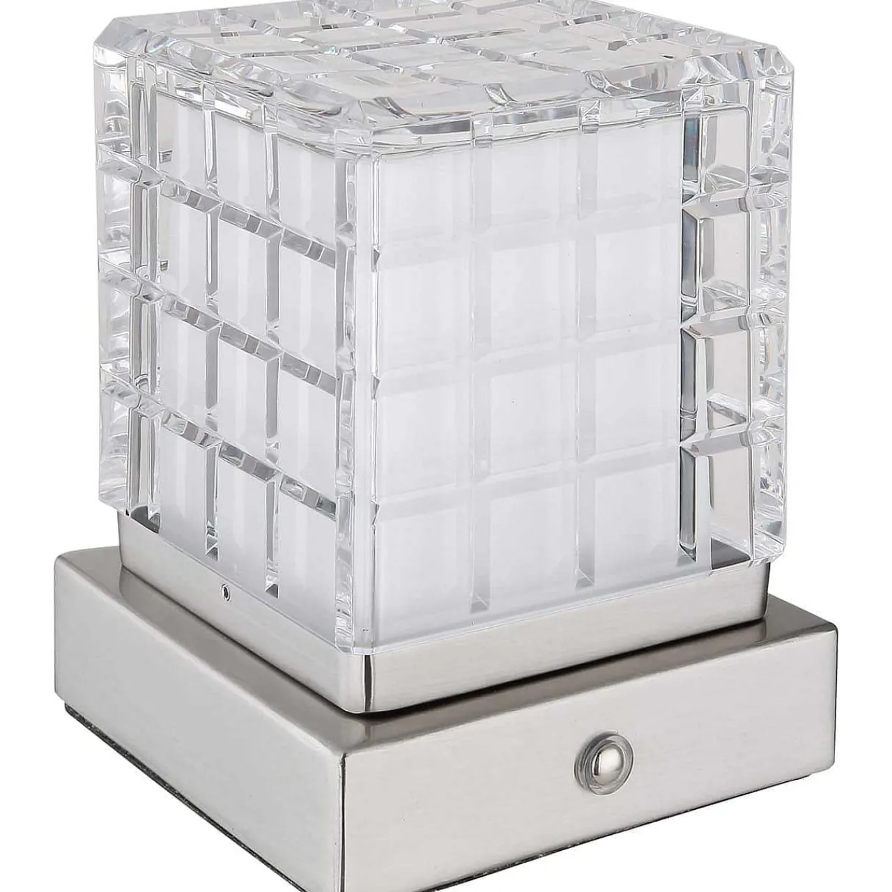 mutoni light Tischleuchte Lunki Metall Silber Matt Led 10> Led-Tischleuchten