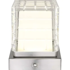 mutoni light Tischleuchte Lunki Metall Silber Matt Led 10><noscript><img width=