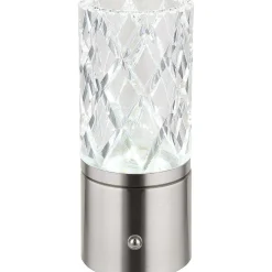 mutoni light Tischleuchte Lunki Metall Silber Matt Led 19><noscript><img width=