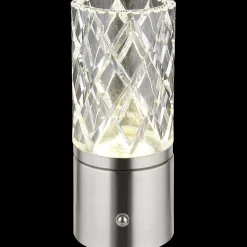 mutoni light Tischleuchte Lunki Metall Silber Matt Led 19><noscript><img width=