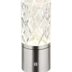 mutoni light Tischleuchte Lunki Metall Silber Matt Led 19><noscript><img width=