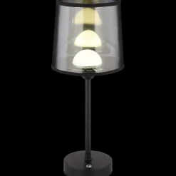 mutoni light Tischleuchte Lunki Metall Schwarz Matt Led 35> Led-Tischleuchten