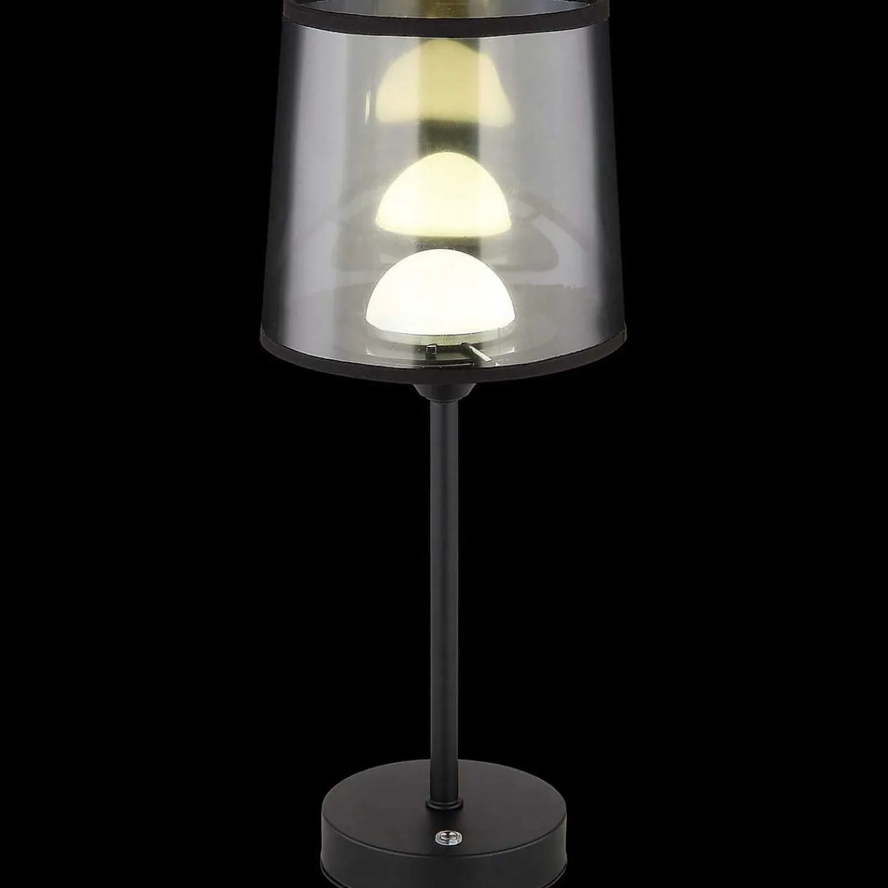 mutoni light Tischleuchte Lunki Metall Schwarz Matt Led 35> Led-Tischleuchten