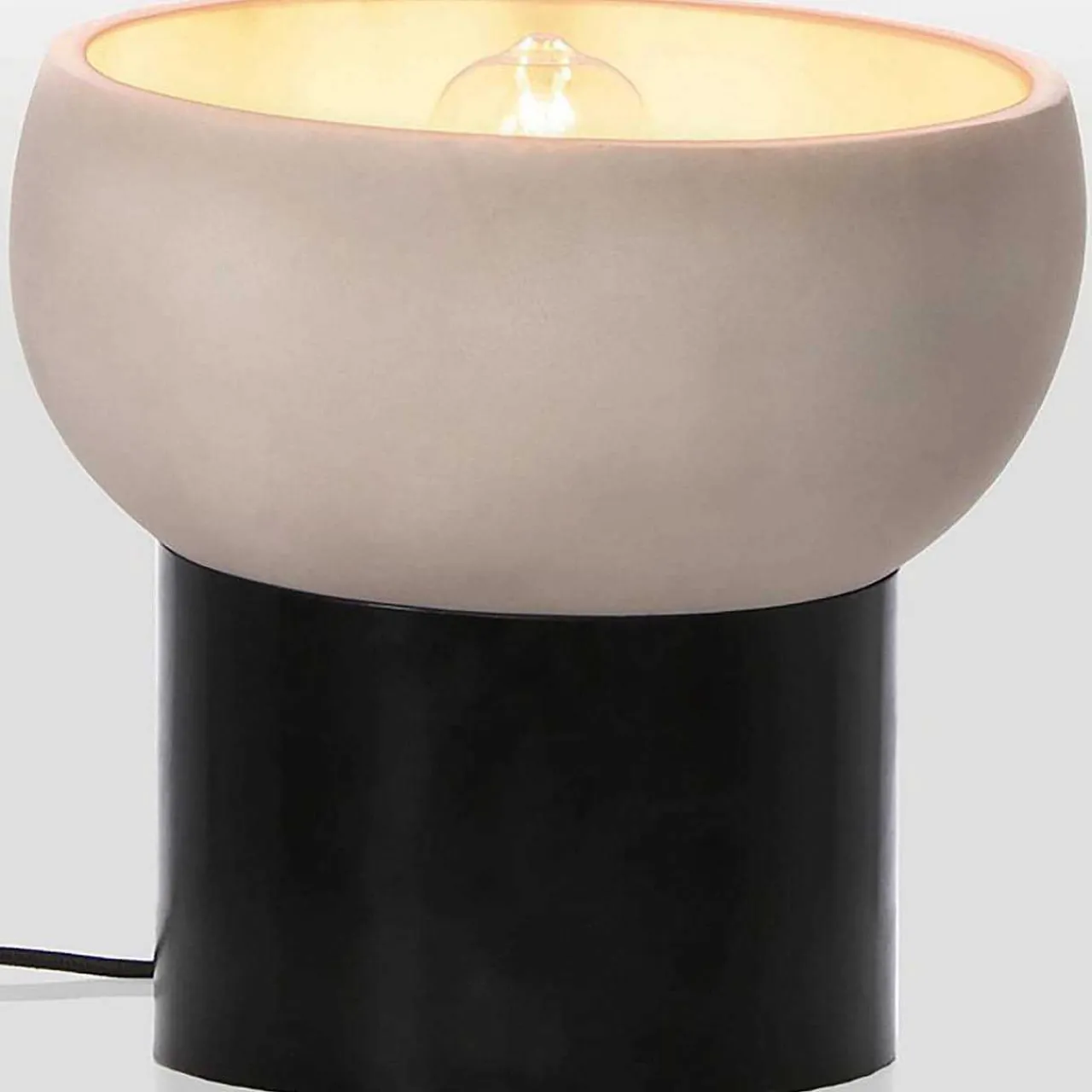 mutoni lifestyle Tischleuchte Mandya Beige-Schwarz> Tischleuchten