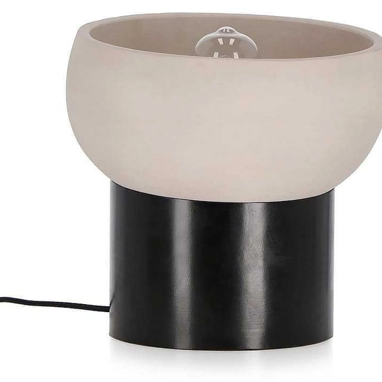 mutoni lifestyle Tischleuchte Mandya Beige-Schwarz> Tischleuchten