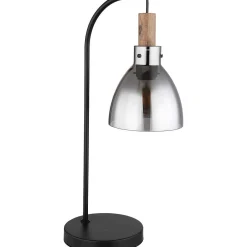 mutoni light Tischleuchte Mattea Metall Schwarz Matt 1Xe27 Led><noscript><img width=