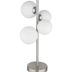 mutoni light Tischleuchte Riha Metall Nickel Matt 4Xg9 Led> Led-Tischleuchten