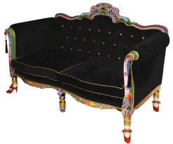 Toms Drag Sofa Schwarz> Stoffsofas