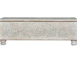 mutoni inspiration Truhe Cottage Mango Vintage Weiss 150X50><noscript><img width=