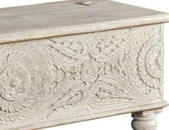 mutoni inspiration Truhe Cottage Mango Vintage Weiss 150X50><noscript><img width=