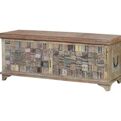 mutoni inspiration Truhe Holz Recycelt Multicolor 106X36><noscript><img width=