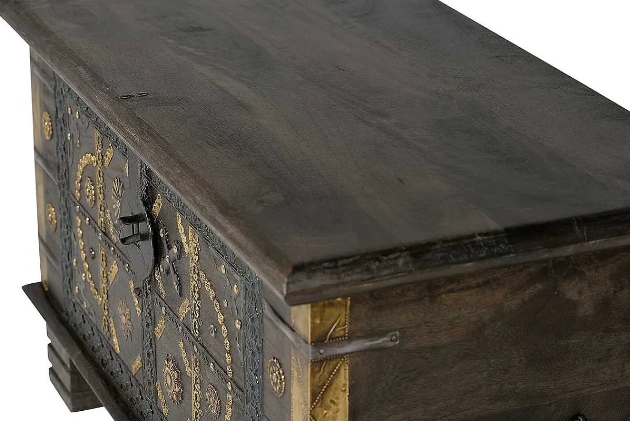 mutoni inspiration Truhe Mango Dunkelbraun 80X40> Kisten & Truhen