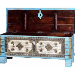 mutoni inspiration Truhe Mango Vintage Blau 116X40><noscript><img width=