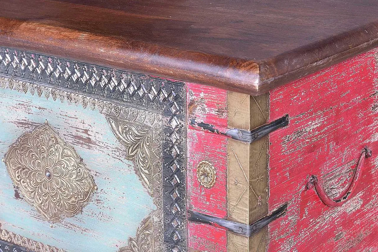 mutoni inspiration Truhe Mango Vintage Rot 116X40> Kisten & Truhen