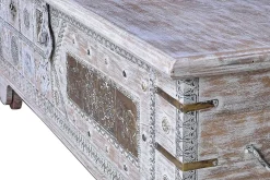 mutoni inspiration Truhe Mango Vintage Weiss 145X40><noscript><img width=