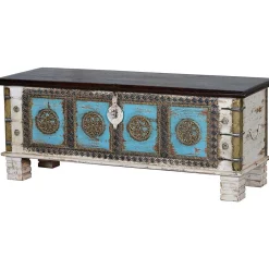 mutoni inspiration Truhe Mango Vintage Weiss 116X40><noscript><img width=