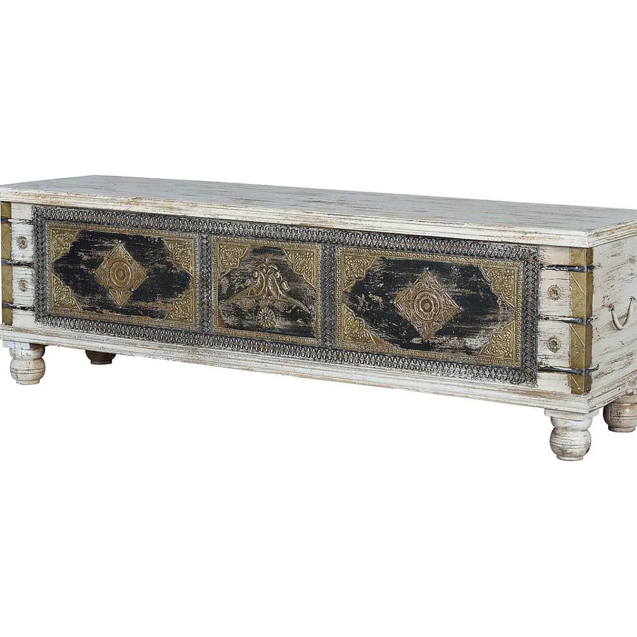 mutoni inspiration Truhe Mango Vintage Weiss 145X40> Kisten & Truhen