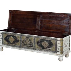 mutoni inspiration Truhe Mango Vintage Weiss 145X40><noscript><img width=