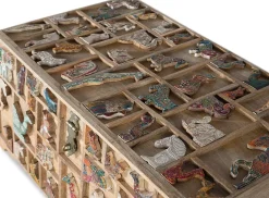 mutoni inspiration Truhe Mangoholz Mehrfarbig 80> Kisten & Truhen