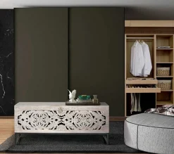mutoni inspiration Truhe Mykonos Mango Vintage Weiss 116X40> Kisten & Truhen