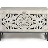 mutoni inspiration Truhe Mykonos Mango Vintage Weiss 80X40> Kisten & Truhen