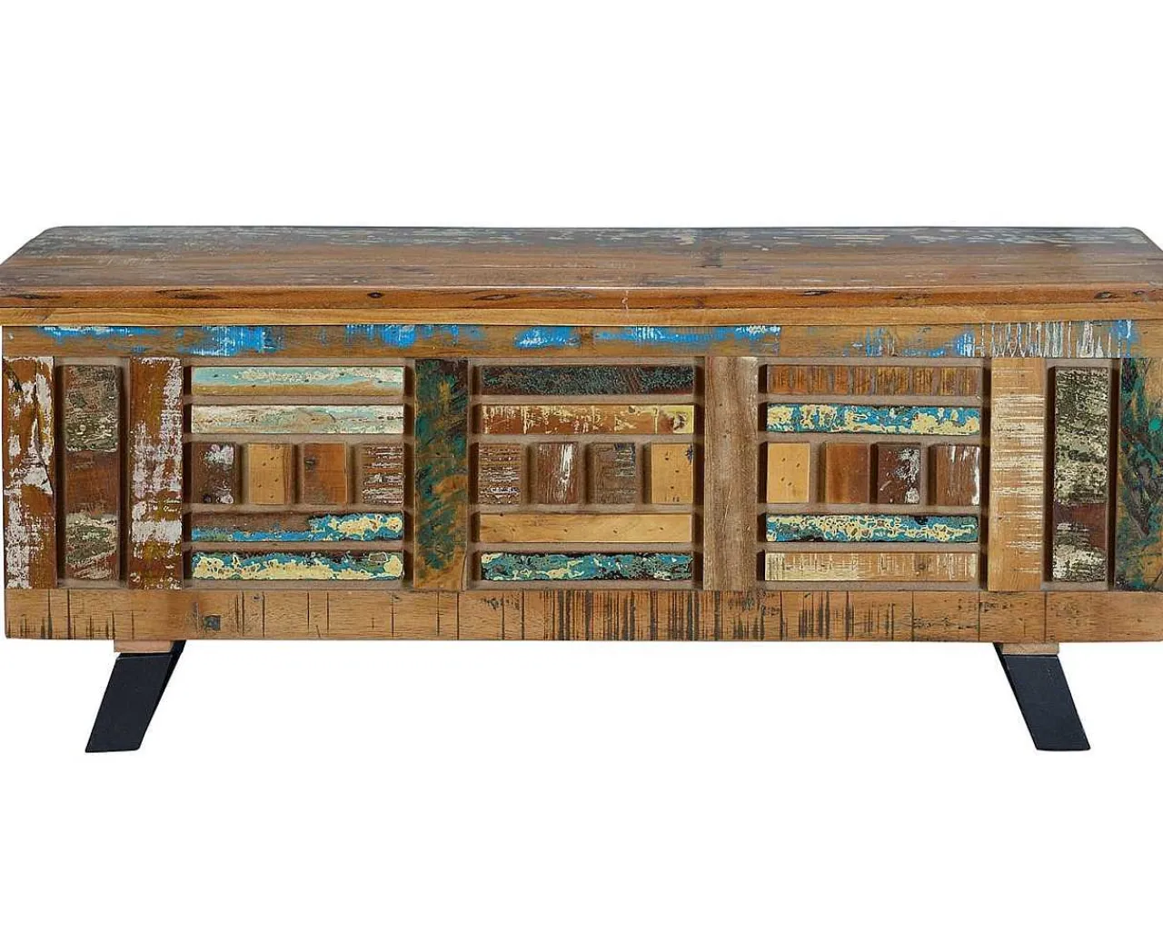 mutoni inspiration Truhe Xela Holz Recycelt Multicolor 116X40> Kisten & Truhen