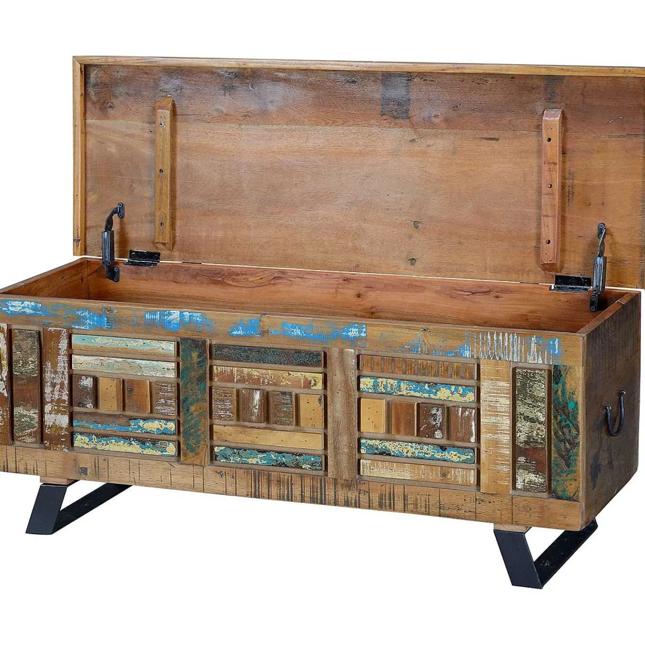 mutoni inspiration Truhe Xela Holz Recycelt Multicolor 116X40> Kisten & Truhen