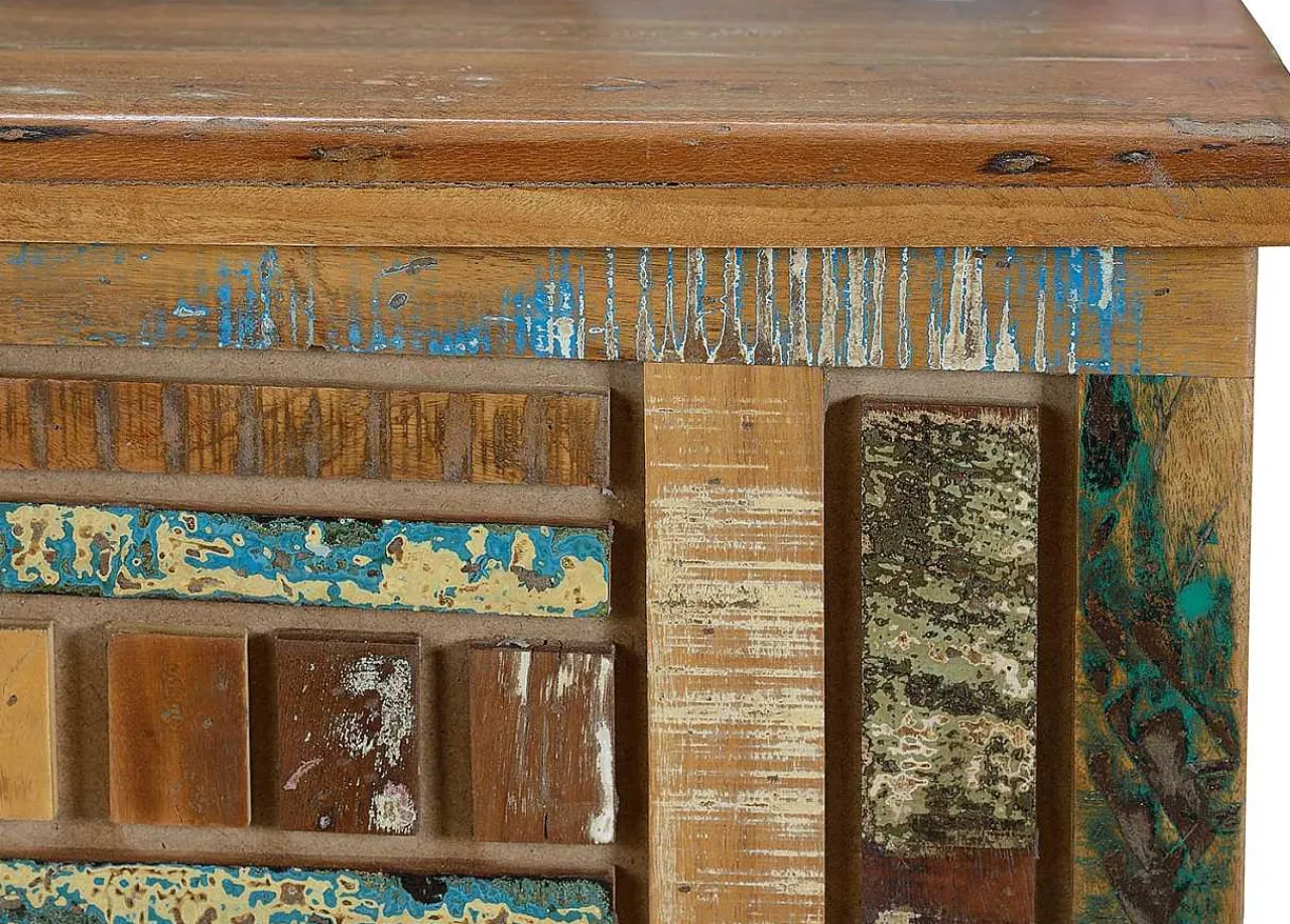 mutoni inspiration Truhe Xela Holz Recycelt Multicolor 116X40> Kisten & Truhen