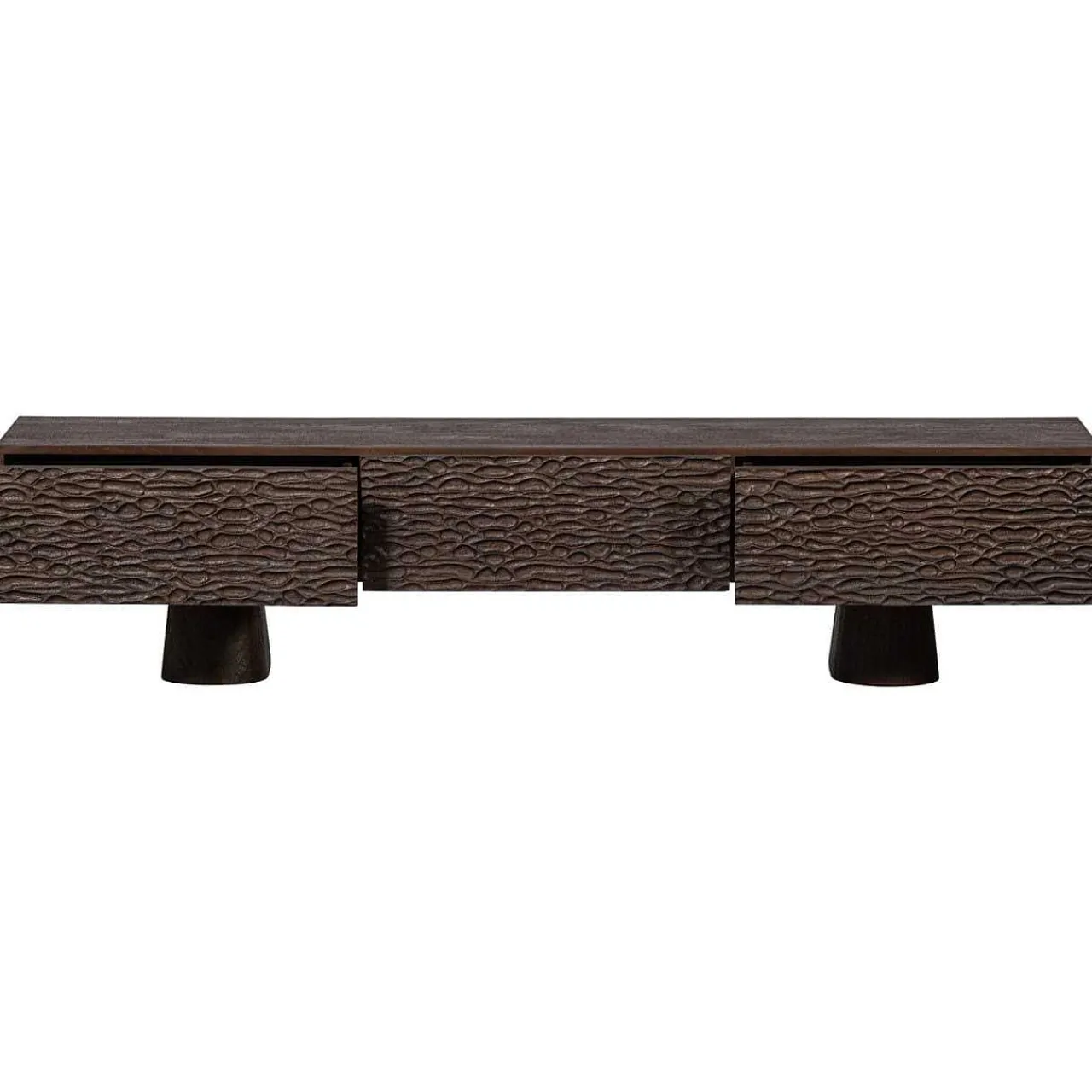 mutoni living Tv-Lowboard Crumble Mangoholz Walnuss 160> Tv-Möbel
