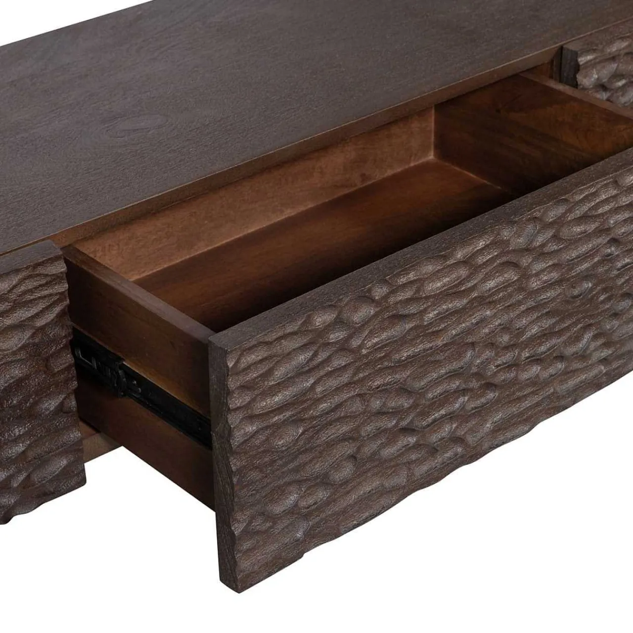mutoni living Tv-Lowboard Crumble Mangoholz Walnuss 160> Tv-Möbel