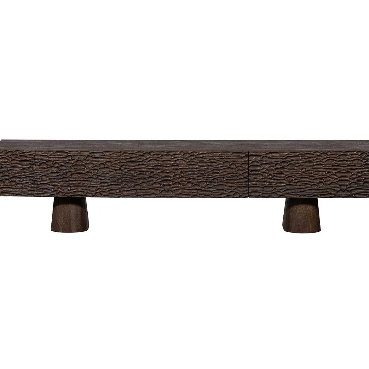 mutoni living Tv-Lowboard Crumble Mangoholz Walnuss 160> Tv-Möbel