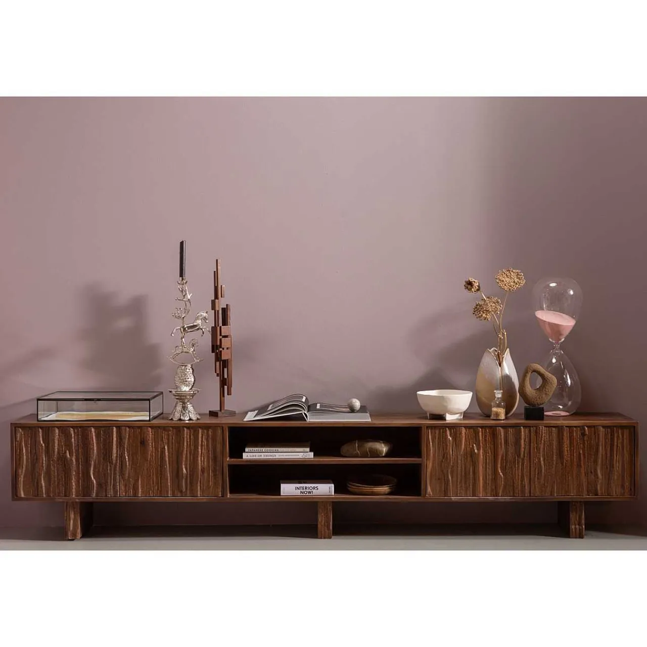 mutoni living Tv-Lowboard Lavish Mangoholz Warmbraun 240> Tv-Möbel