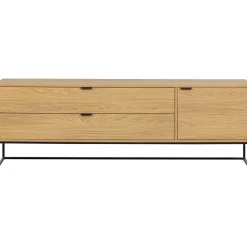 mutoni living Tv-Lowboard Silas Eiche Natur 180> Tv-Möbel