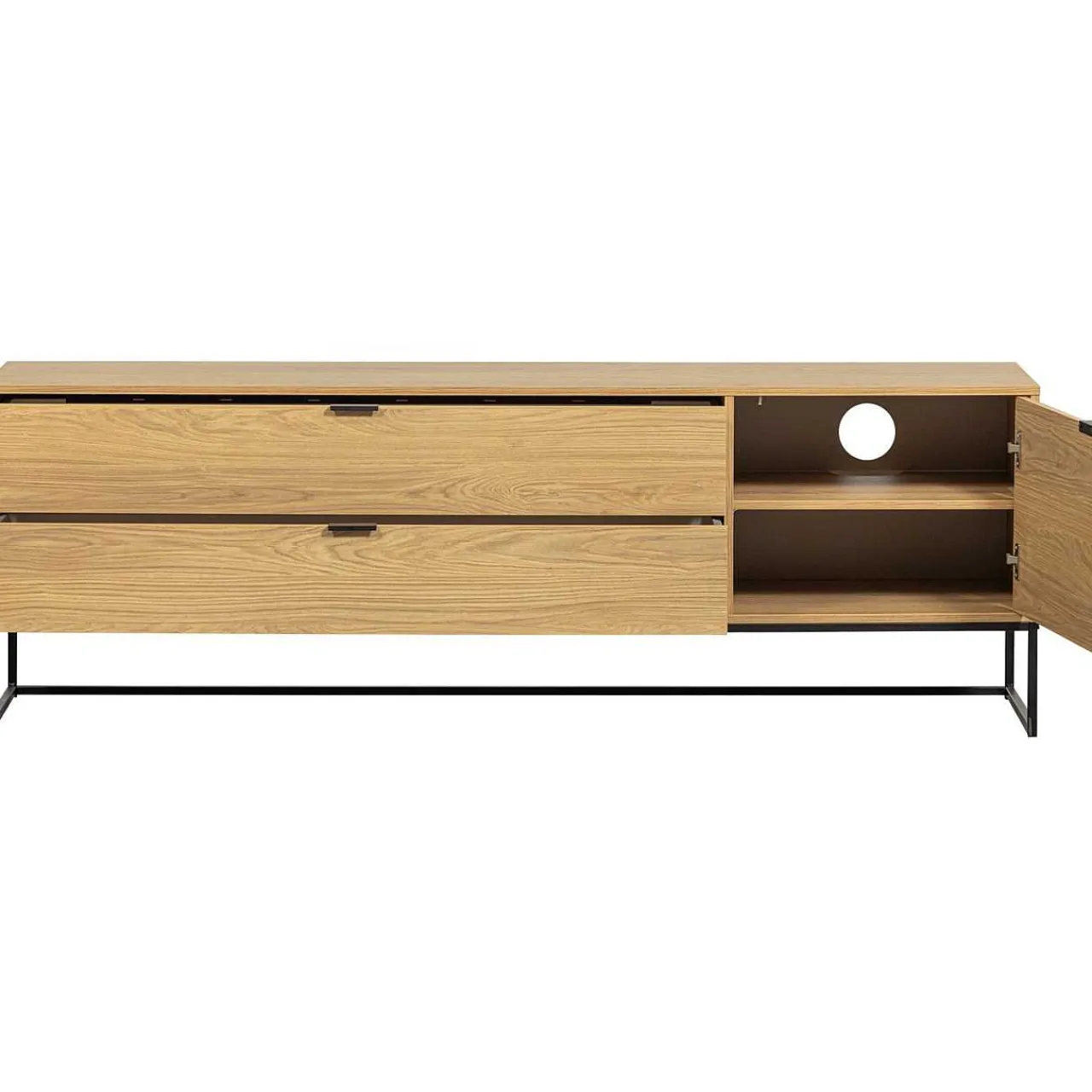 mutoni living Tv-Lowboard Silas Eiche Natur 180> Tv-Möbel